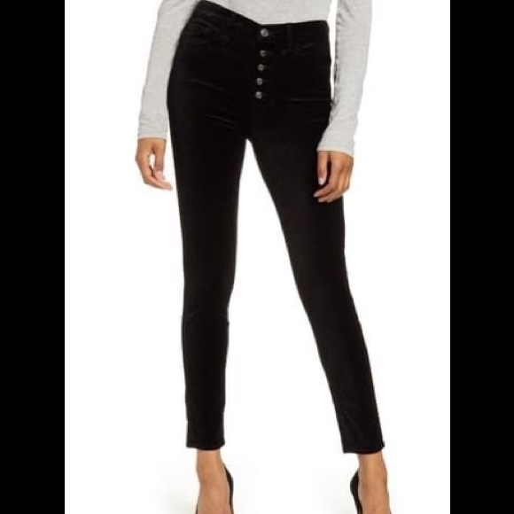7 For All Mankind velvet high waist ankle skinny - Picture 2 of 4
